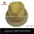 2015 new designer fedora hats pattern paper straw hats factory power supply